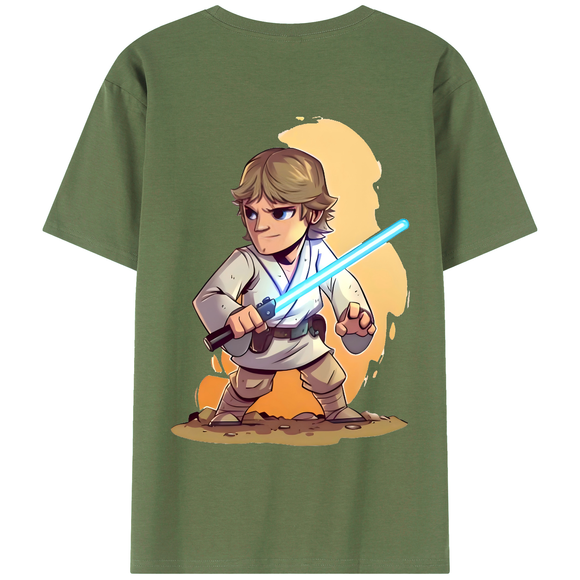 （画像用） スター・ウォーズ Star Wars 綿100％ メンズ半袖Tシャツ（バックプリント） 通気性
